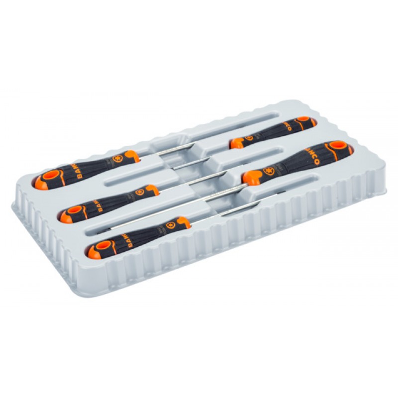 B219.035 BahcoFit με τρύπα TORX® κατσαβίδια σετ με λαστιχένια χειρολαβή - 5 τεμάχια BAHCO
