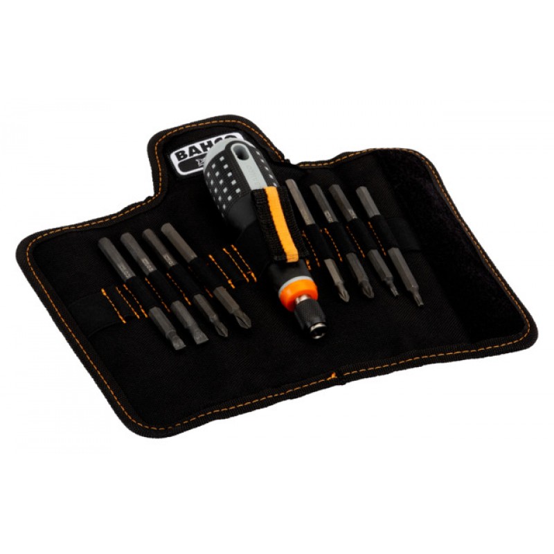 BE-8572 ERGO™ κατσαβίδι με λαστιχένια χειρολαβή και ανταλλάξιμες λεπίδες σετ - 9 τεμάχια BAHCO