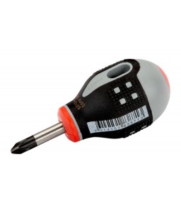 BE-8601 ERGO™ Phillips κατσαβίδια με κοντή λαστιχένια χειρολαβή BAHCO