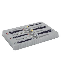 BE-9884 ERGO™ ίσια/Phillips/Pozidriv κατσαβίδια σετ με λαστιχένια χειρολαβή 4 mm x 100 mm/5.5 mm x 125 mm - 6 τεμάχια BAHCO