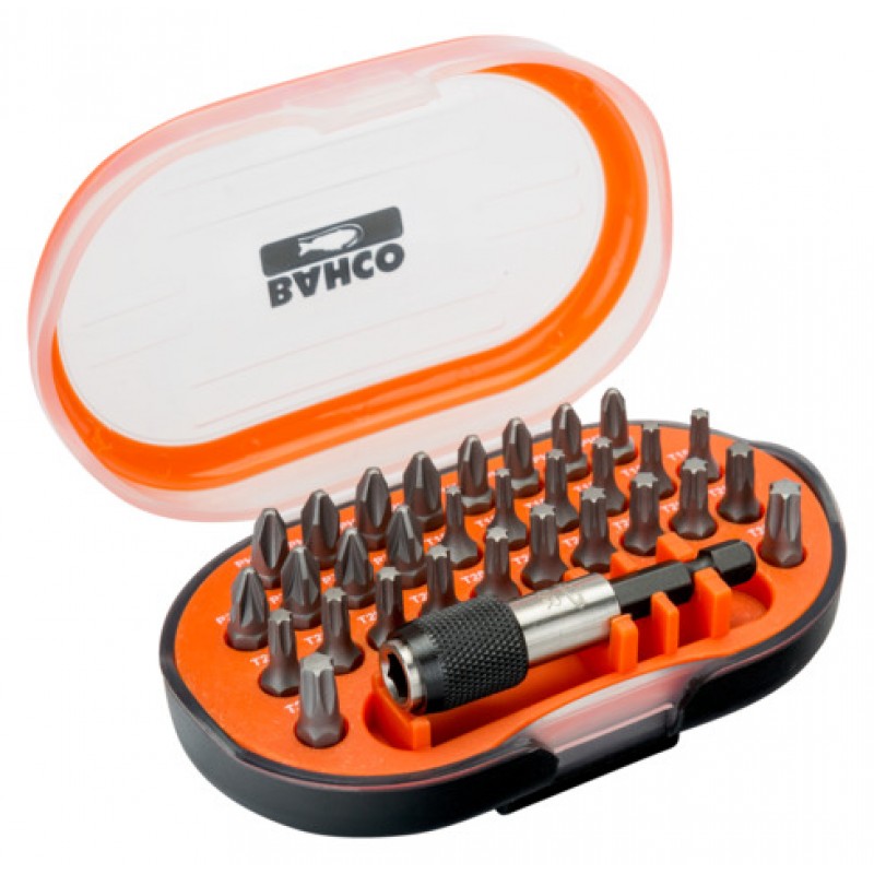 59S/31-2 1/4 σετ μύτες για Phillips/Pozidriv/TORX® βίδες - 31 τεμάχια BAHCO