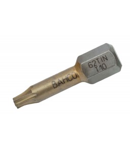62TIN/T20 1/4" Tin μύτη κατσαβίδι στρέψης για βίδες TORX® 25 mm BAHCO