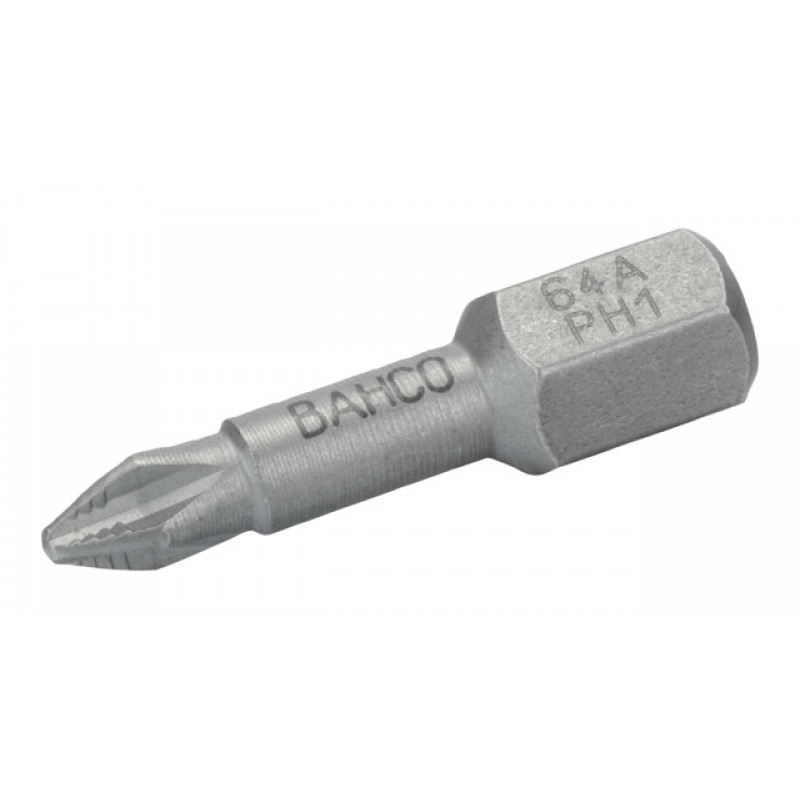 64A/PH1 1/4 ACR μύτη κατσαβίδι στρέψης για βίδες με Phillips (σταυρού) κεφάλι 25 mm BAHCO