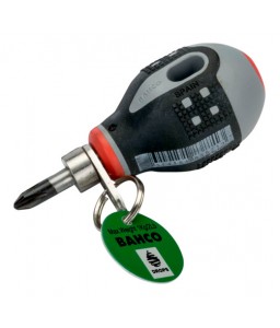 TAHBE-8602 ERGO™ κοντό κατσαβίδι για βίδες με Phillips (σταυρού) κεφάλι με δαχτυλίδι ασφαλείας BAHCO