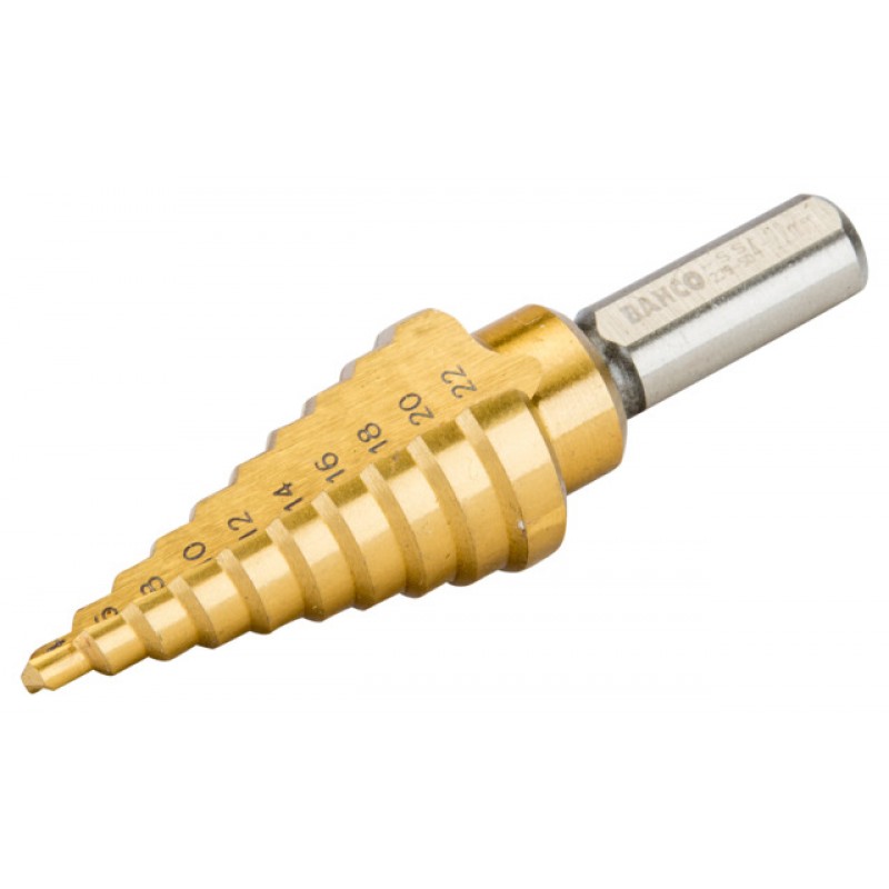 229-SD βαθμιδωτό τρυπάνι για λαμαρίνα 4 mm-22 mm BAHCO