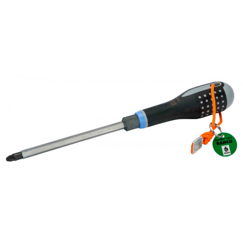 TAHBE-8830 ERGO™ Bolster κατσαβίδια για βίδες με Pozidriv κεφάλι με κορδόνι Dyneema BAHCO