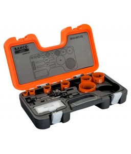 3834-SET-72 Sandflex® σετ διμεταλλικά ποτηροτρύπανα 19 mm-64 mm - 9 τεμάχια BAHCO