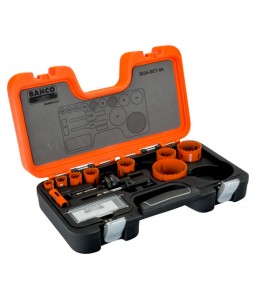 3834-SET-94 Sandflex® σετ διμεταλλικά ποτηροτρύπανα για μέταλλο/ξύλινες σανίδες 16 mm-67 mm - 11 τεμάχια BAHCO