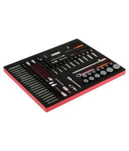 FF1A70 FitandGo 3/3 αφρώδες ένθετο αυτοκινήτων σετ μύτες και μύτες σφιγκτήρες σετ  - 105 τεμάχια BAHCO