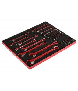 FF1A134 FitandGo 3/3 αφρώδες ένθετο γερμανοπολύγωνα κλειδιά σετ - 16 τεμάχια BAHCO
