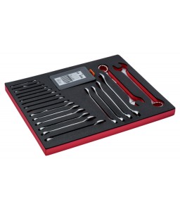 FF1A5002 FitandGo 3/3 αφρώδες ένθετο με κλειδιά/Σετ ζουμπάδων - 27 τεμάχια BAHCO