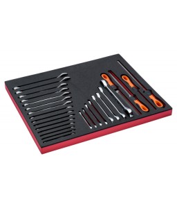 FF1A5006 FitandGo 3/3 αφρώδες ένθετο λίμα και κλειδιά σετ - 27 τεμάχια BAHCO