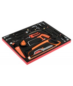 FF1A5015 FitandGo 3/3 αφρώδες ένθετο κατσαβίδι/Σιδηροπρίονο σετ - 17 τεμάχια BAHCO