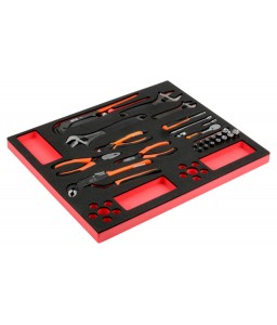 FF1A5022 FitandGo 3/3 αφρώδες ένθετο πένσα/κλειδί/σετ καρυδάκια - 26 τεμάχια BAHCO