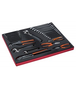 FF1A5024 FitandGo 3/3 αφρώδες ένθετο με κλειδιά και πένσα σετ - 28 τεμάχια BAHCO