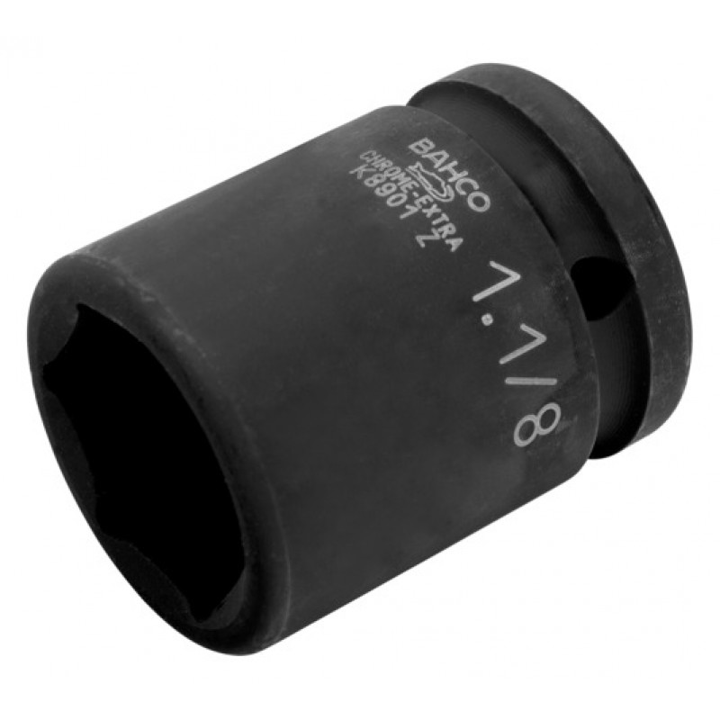 K8901Z-1.11/16 3/4καρέ κρουστικό καρυδάκι με εξάγωνο προφίλ ίντσας και φωσφατωμένο BAHCO