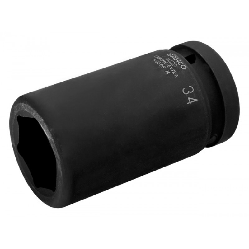 K9506M-22 1καρέ Μακρύ κρουστικό καρυδάκι μετρικό εξάγωνο προφίλ και φωσφατωμένο BAHCO