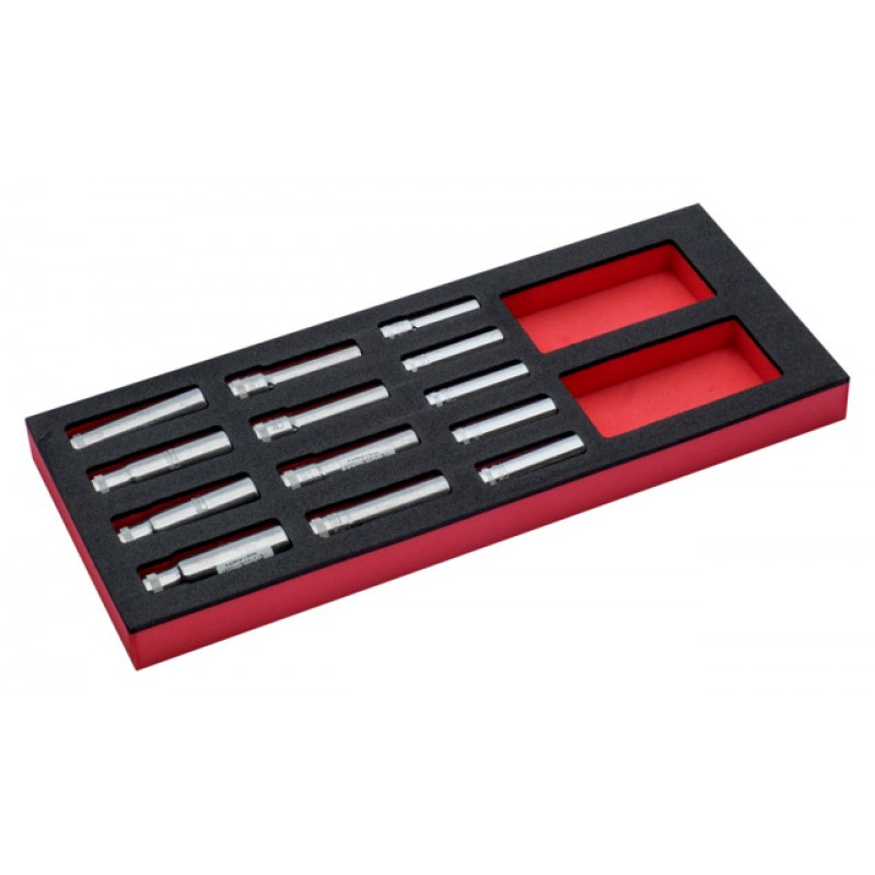 FF1E2501 FitandGo 1/3 αφρώδες ένθετο 1/2 σετ καρυδάκια - 13 τεμάχια BAHCO