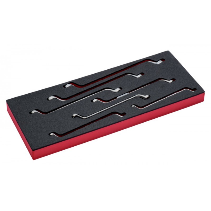 FF1E3007 FitandGo 1/3 αφρώδες ένθετο διπλό ανοιχτά πολύγωνα κλειδιά (ρακορόκλειδα)  σετ - 7 τεμάχια BAHCO