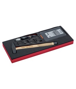 FF1E5004 FitandGo 1/3 αφρώδες ένθετο σφυρί/πόντα/σετ κρουστικό κατσαβίδι - 35 τεμάχια BAHCO