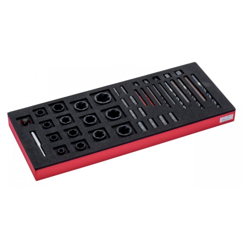 FF1E5005 FitandGo 1/3 αφρώδες ένθετο με καρυδάκια/εξωλκείς σετ - 35 τεμάχια BAHCO