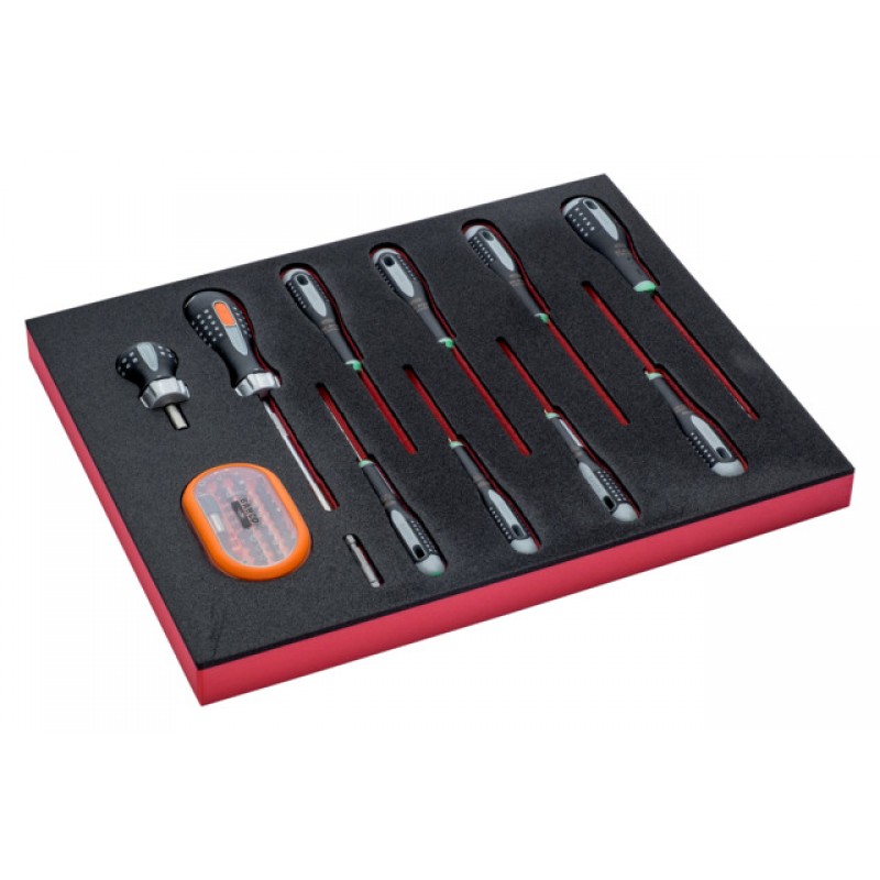 FF1F1005 FitandGo 2/3 αφρώδες ένθετο TORX®/Bit κατσαβίδια σετ - 12 τεμάχια BAHCO