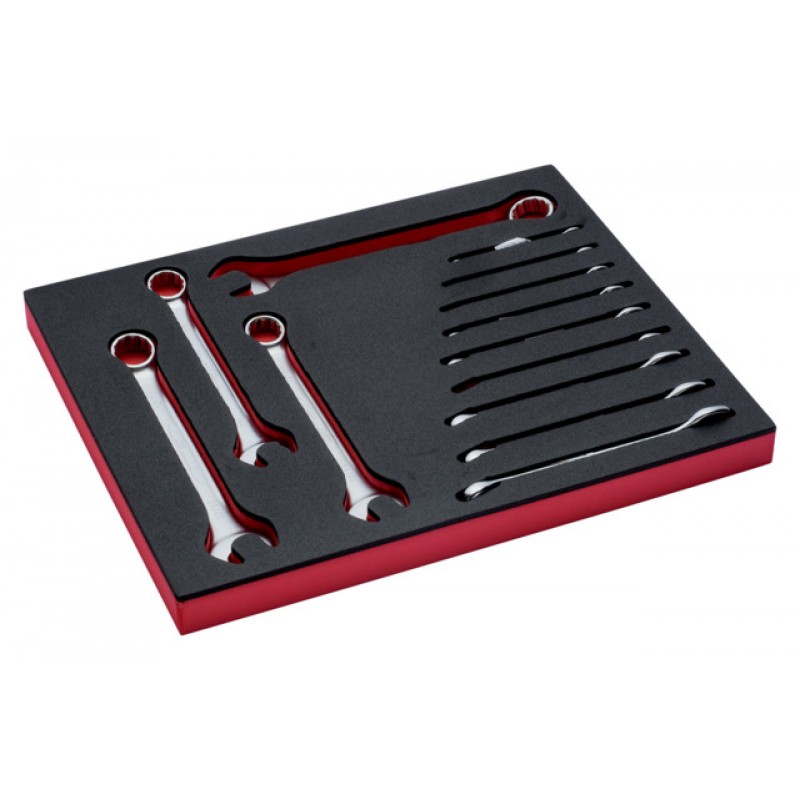 FF1F3004 FitandGo 2/3 αφρώδες ένθετο ίντσας γερμανοπολύγωνα κλειδιά σετ - 13 τεμάχια BAHCO