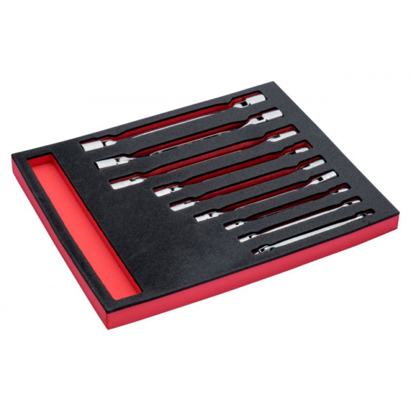 FF1F3008 FitandGo 2/3 αφρώδες ένθετο κλειδιά σπαστής κεφαλής διπλό άκρο με καρυδάκι σετ - 9 τεμάχια BAHCO