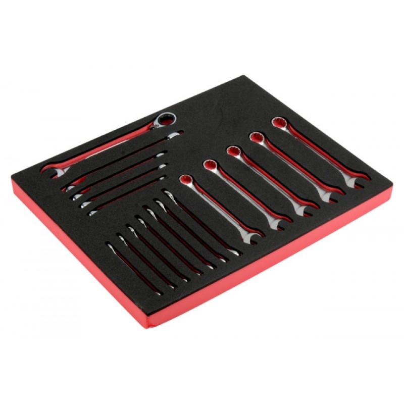 FF1F3010 FitandGo 2/3 αφρώδες ένθετο γερμανοπολύγωνα κλειδιά σετ - 17 τεμάχια BAHCO