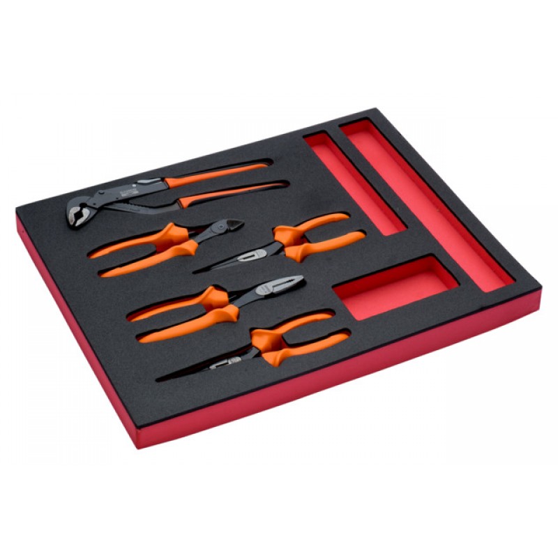 FF1F4005 FitandGo 2/3 αφρώδες ένθετο VDE μονωμένο κοπής/πένσες σετ - 5 τεμάχια BAHCO
