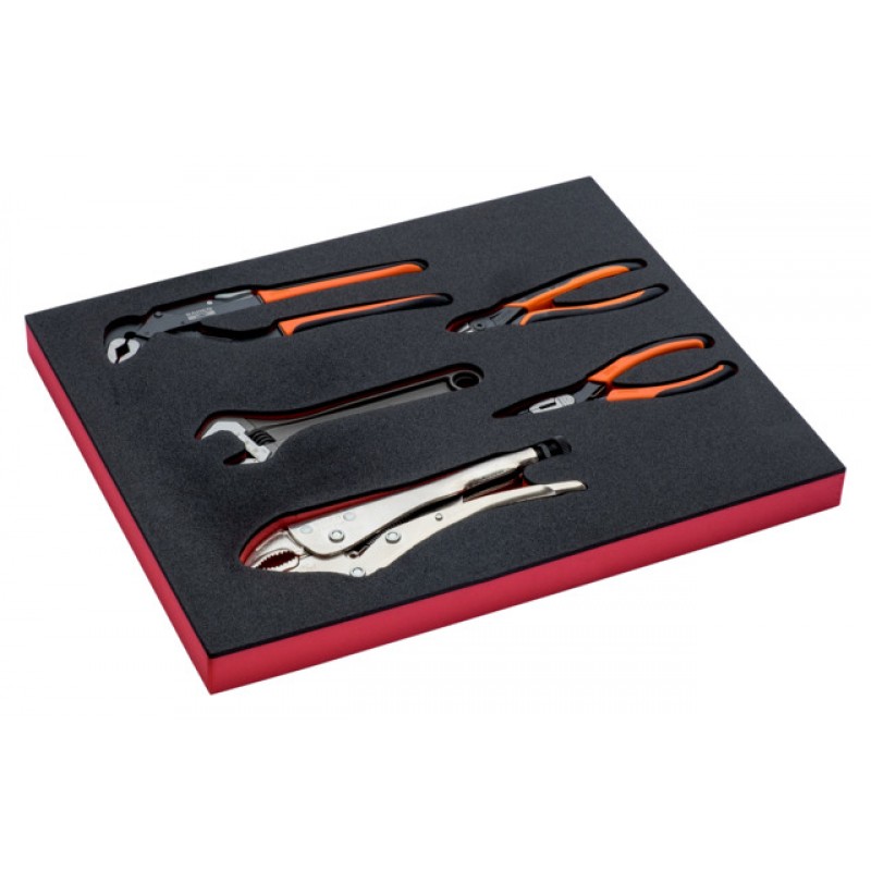 FF1F5003 FitandGo 2/3 αφρώδες ένθετο πένσα/Ρυθμιζόμενο κλειδιά σετ - 5 τεμάχια BAHCO