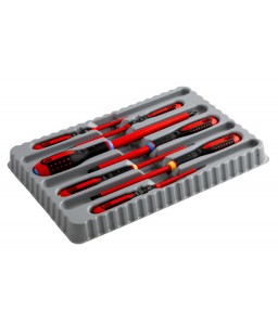 BE-9888S ERGO™ VDE μονωμένο κατσαβίδια σετ με 3-υλικών χειρολαβή - 7 τεμάχια BAHCO