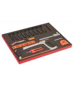 FF1A197LM FitandGo 3/3 αφρώδη ένθετα με χάραξη laser 1/2" κρουστικά σετ καρυδάκια, κοπής και μέτρησης - 36 τεμάχια BAHCO