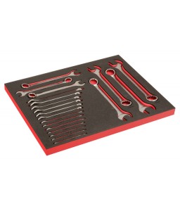 FF1A198LM FitandGo 3/3 αφρώδη ένθετα με χάραξη laser γερμανοπολύγωνα σετ - 20 τεμάχια BAHCO