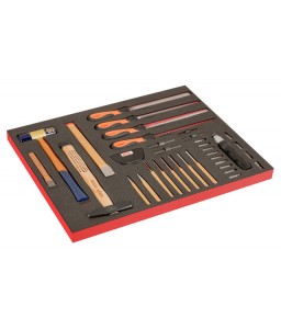FF1A204LM FitandGo 3/3 αφρώδη ένθετα με χάραξη laser κρούσης και λίμα - 40 τεμάχια BAHCO