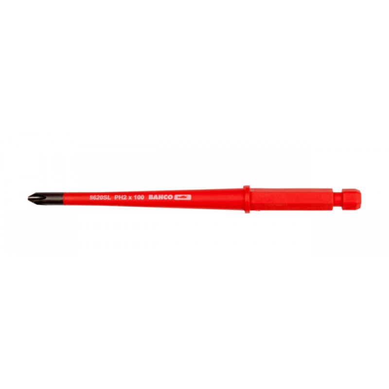 8520SL-2P VDE μονωμένη συνδυαστική μύτη ίσια και Phillips ανταλλάξιμες λάμες μειωμένης διαμέτρου BAHCO