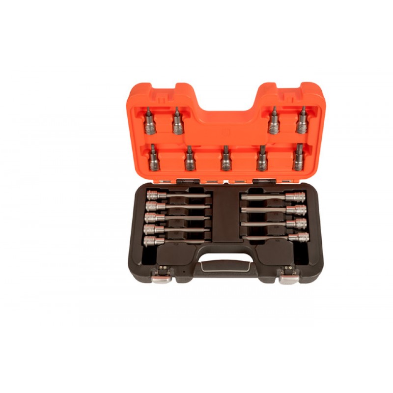 S18TORX 1/2 σετ καρυδάκια με TORX® μύτες - 18 τεμάχια BAHCO