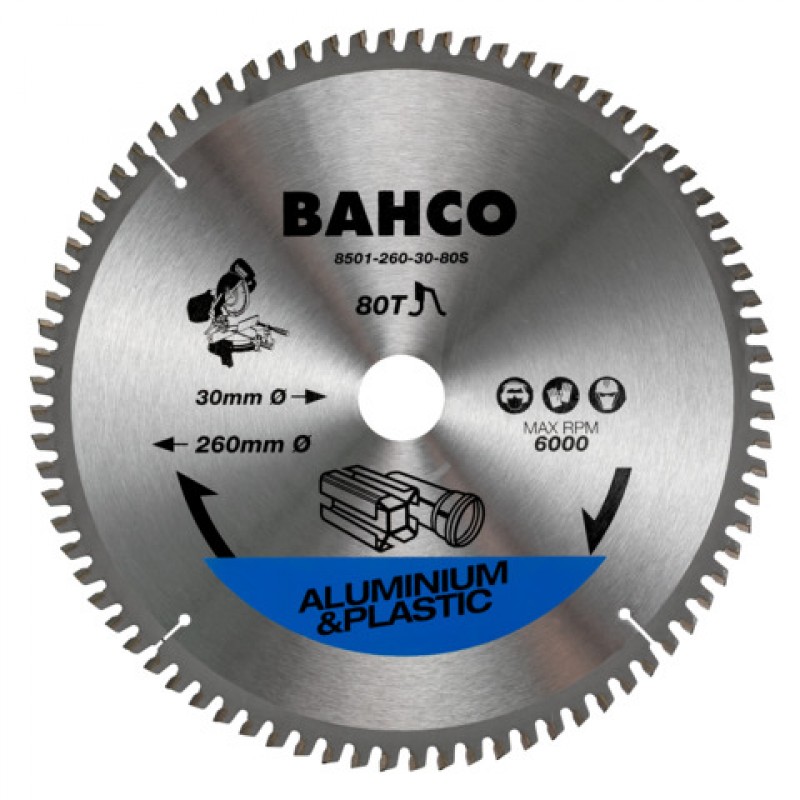 8501-18S Δίσκοι δισκοπριόνου για φαλτσοπρίονο σε αλουμινίου και πλαστικό BAHCO