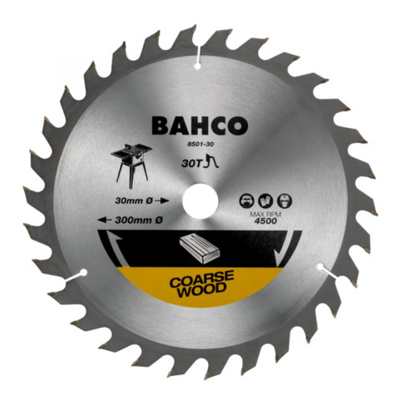 8501-30 Δίσκοι δισκοπριόνου για εργοταξιακό πριόνι ξύλου BAHCO