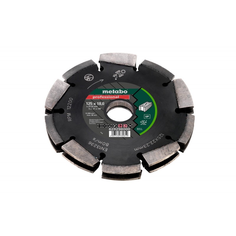 Metabo Διαμαντόδισκος για αρμοκόφτες Professional »UP« 125 x 18 x 22.23 mm