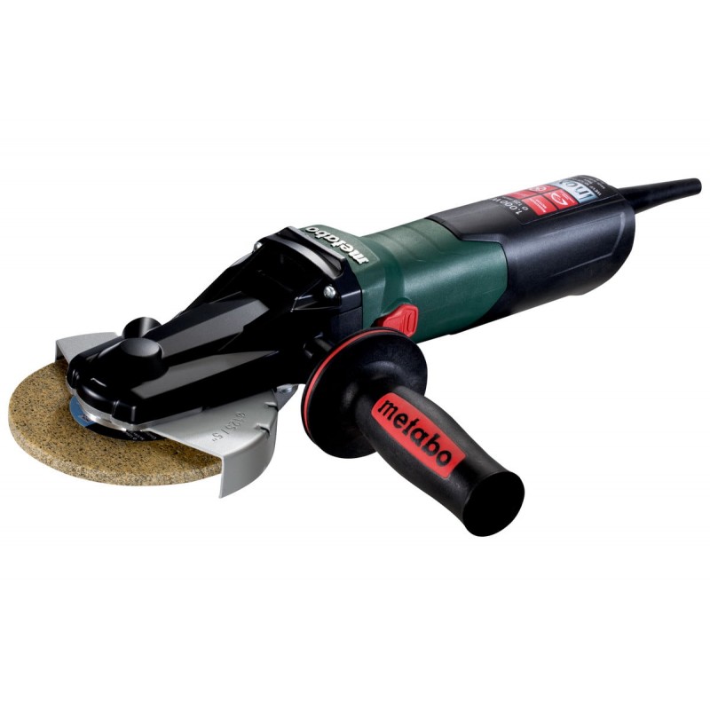 Metabo 1000 Watt Ρυθμιζόμενος Γωνιακός Τροχός με Επίπεδη Κεφαλή WEVF 10-125 Quick Inox