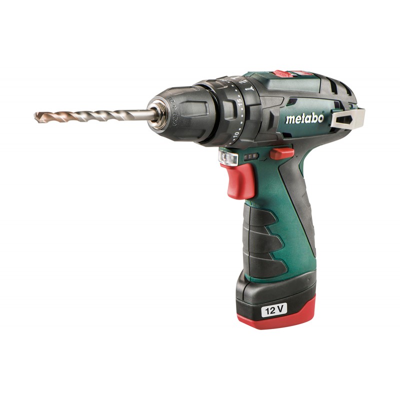 Metabo 12 Volt Κρουστικό Δραπανοκατσάβιδο Μπαταρίας PowerMaxx SB Basic