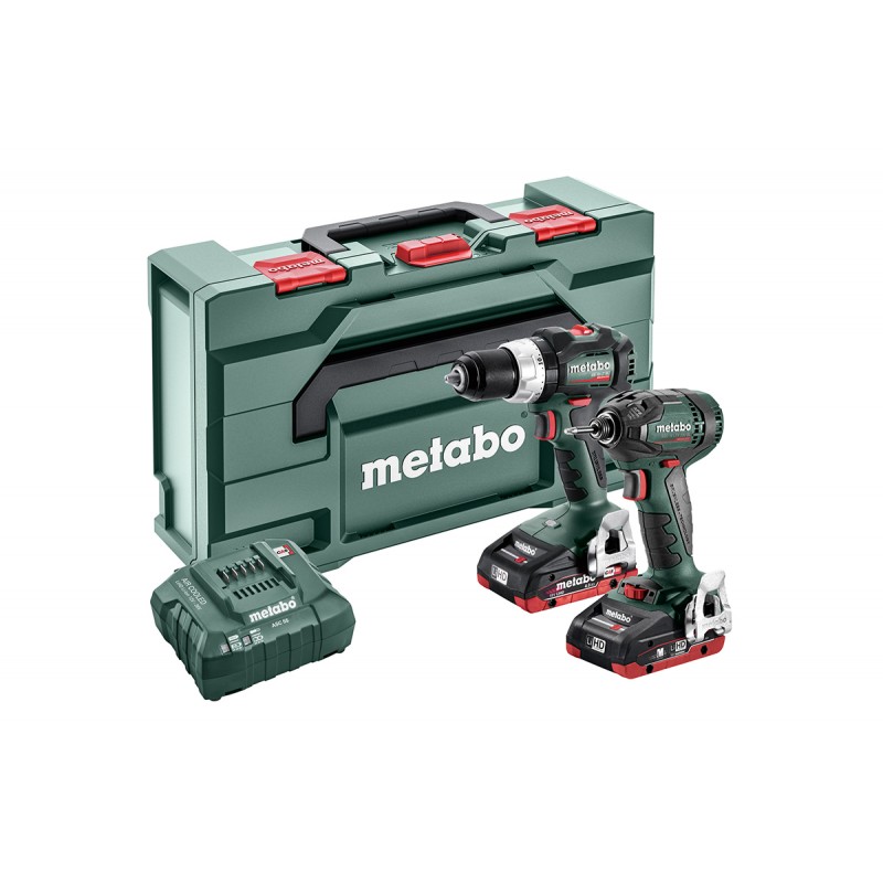 Metabo 18 Volt Combo Set Μπαταρίας 2.1.10 BL LiHD SB 18 LT BL + SSD 18 LTX 200 BL