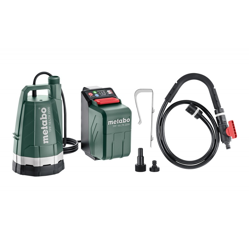 Metabo Υποβρύχια Αντλία Μπαταρίας TPF 18 LTX 2200