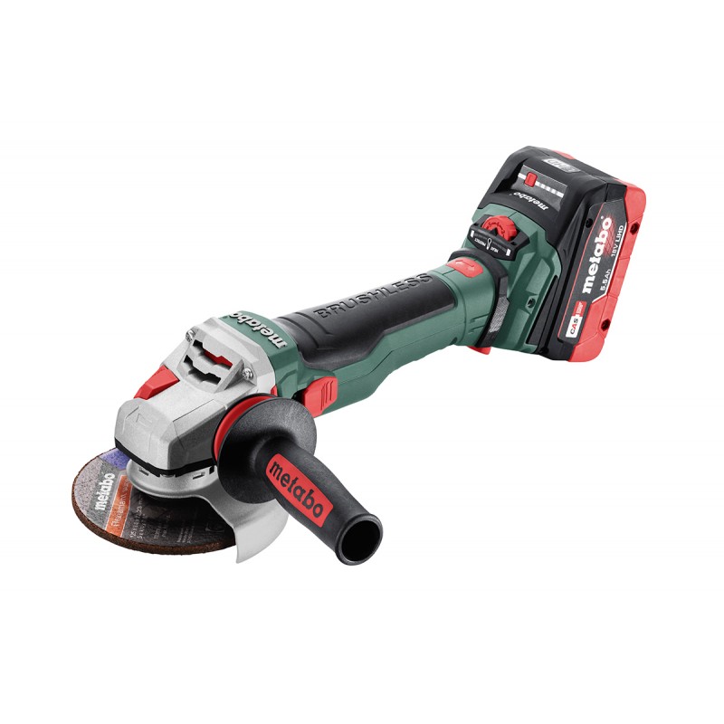 Metabo 18 Volt Ρυθμιζόμενος Γωνιακός Τροχός Μπαταρίας WVB 18 LTX BL 15-125 QUICK