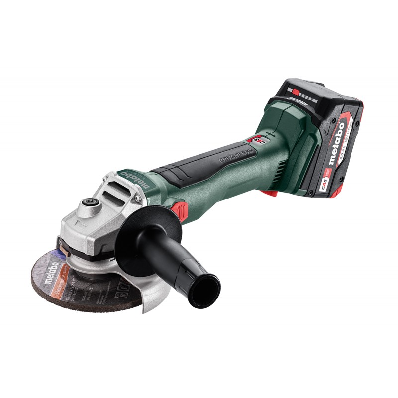 Metabo 18 Volt Γωνιακός Τροχός Μπαταρίας W 18 L BL 9-125