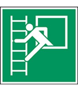 E016 - Παράθυρο έκτακτης ανάγκης με σκάλα διαφυγής (αριστερά)