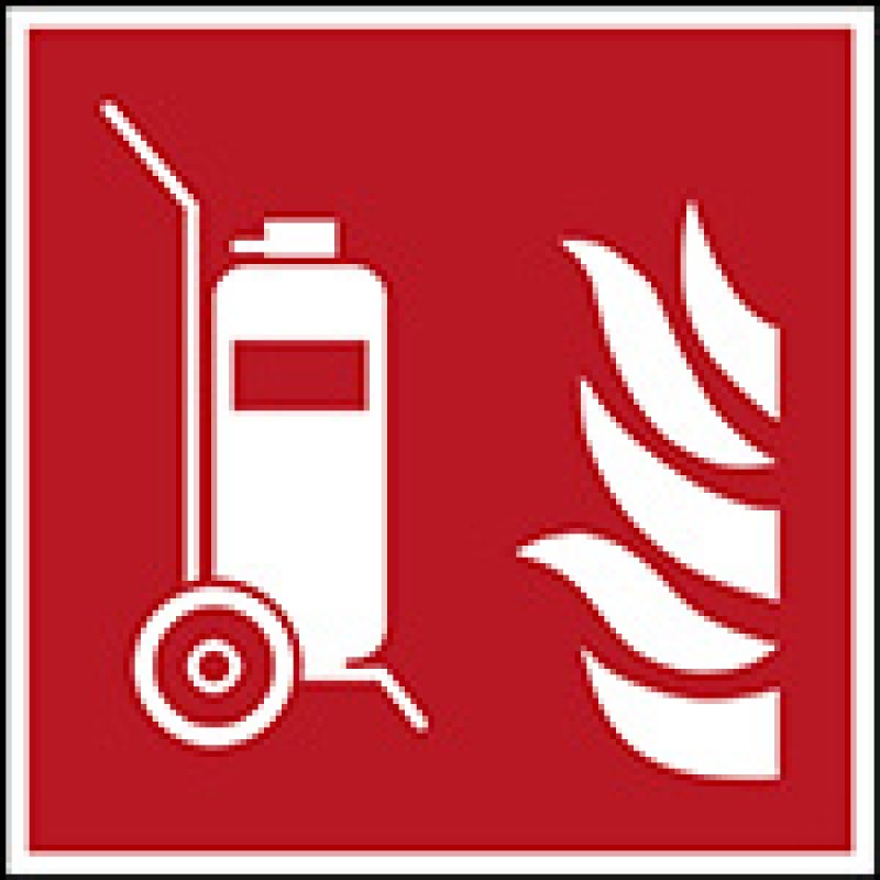 F009 - Πυροσβεστήρας με τροχούς