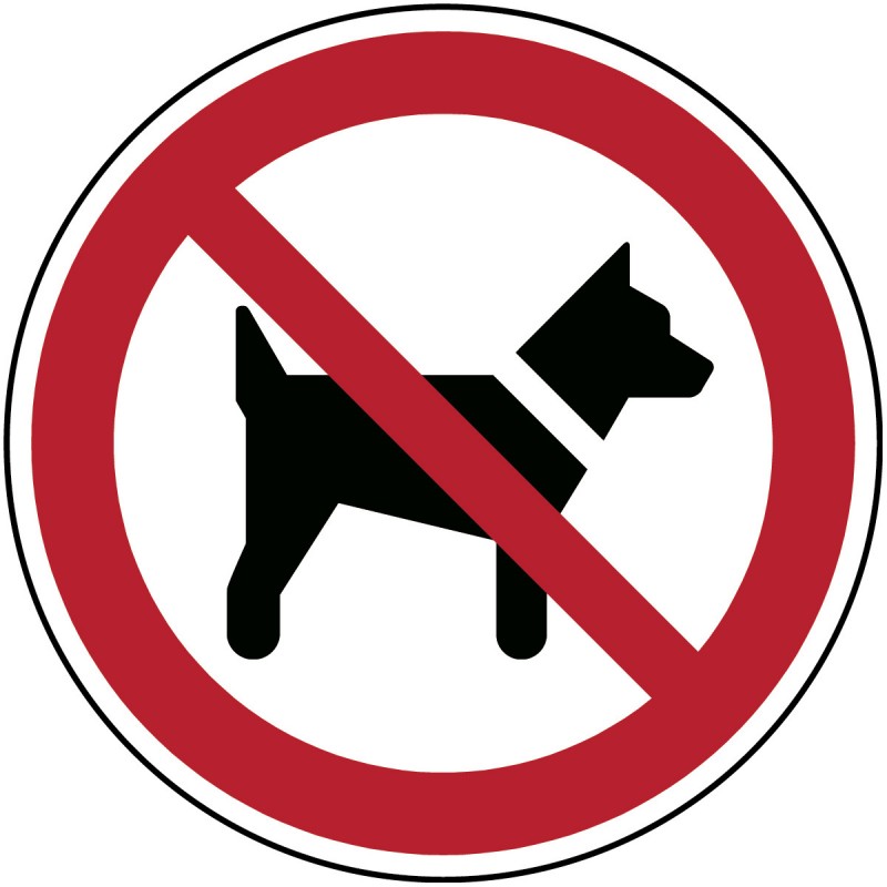 P021 - Απαγορεύονται τα σκυλιά