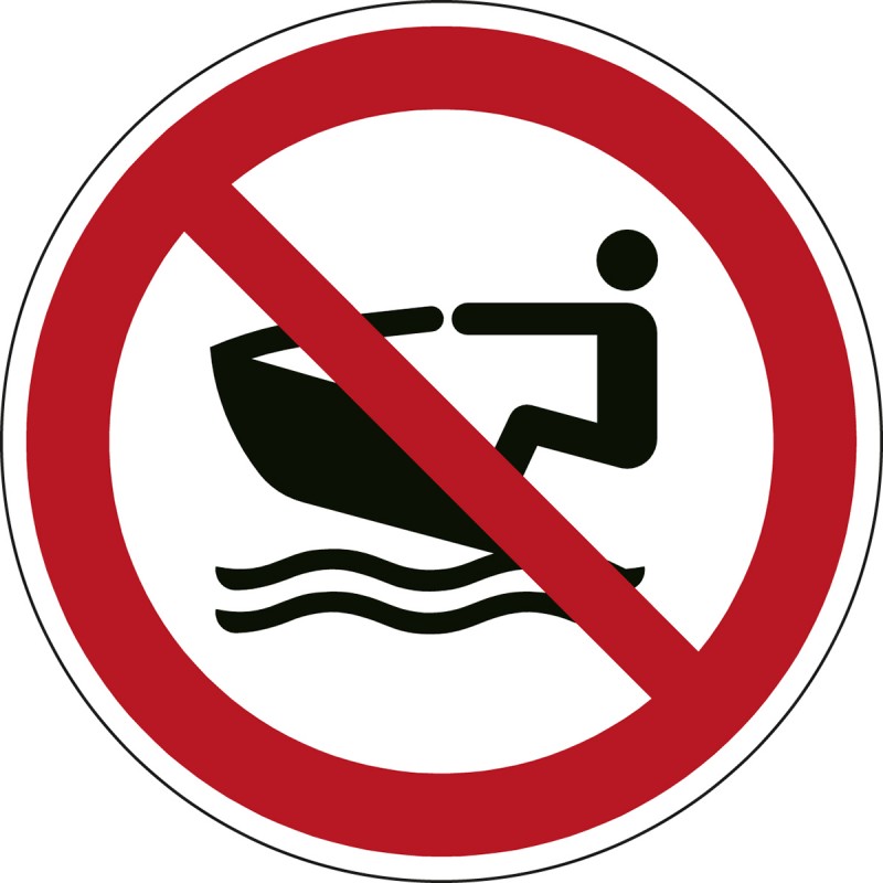 P057 - Απαγορεύονται τα προσωπικά σκάφη νερού